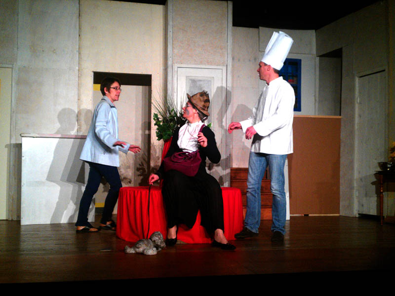 C'est vraiement Hortence qui a un chapeau brulé